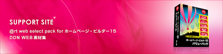@rt web selectpack for z[y[WEr_[15 & DDN WebfޏWT|[gTCg